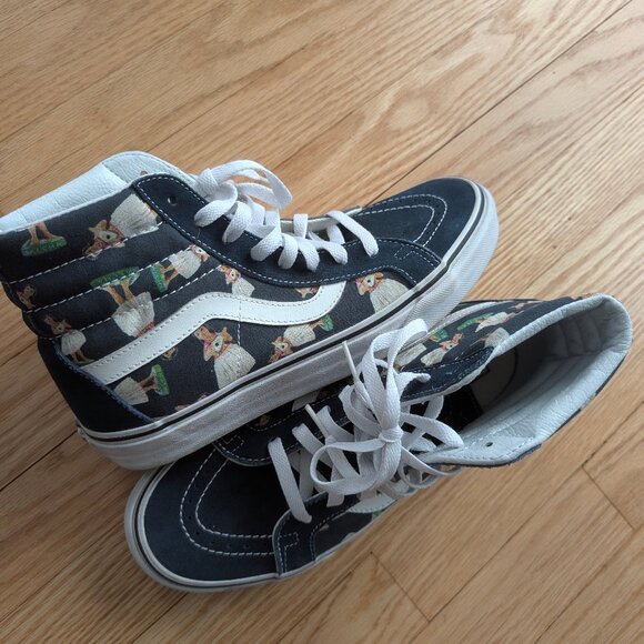 Vans Sk8-Hi Reissue Digi Hula Girl Hawaiian print high tops OFF The Wall sneaker - Picture 5 of 14